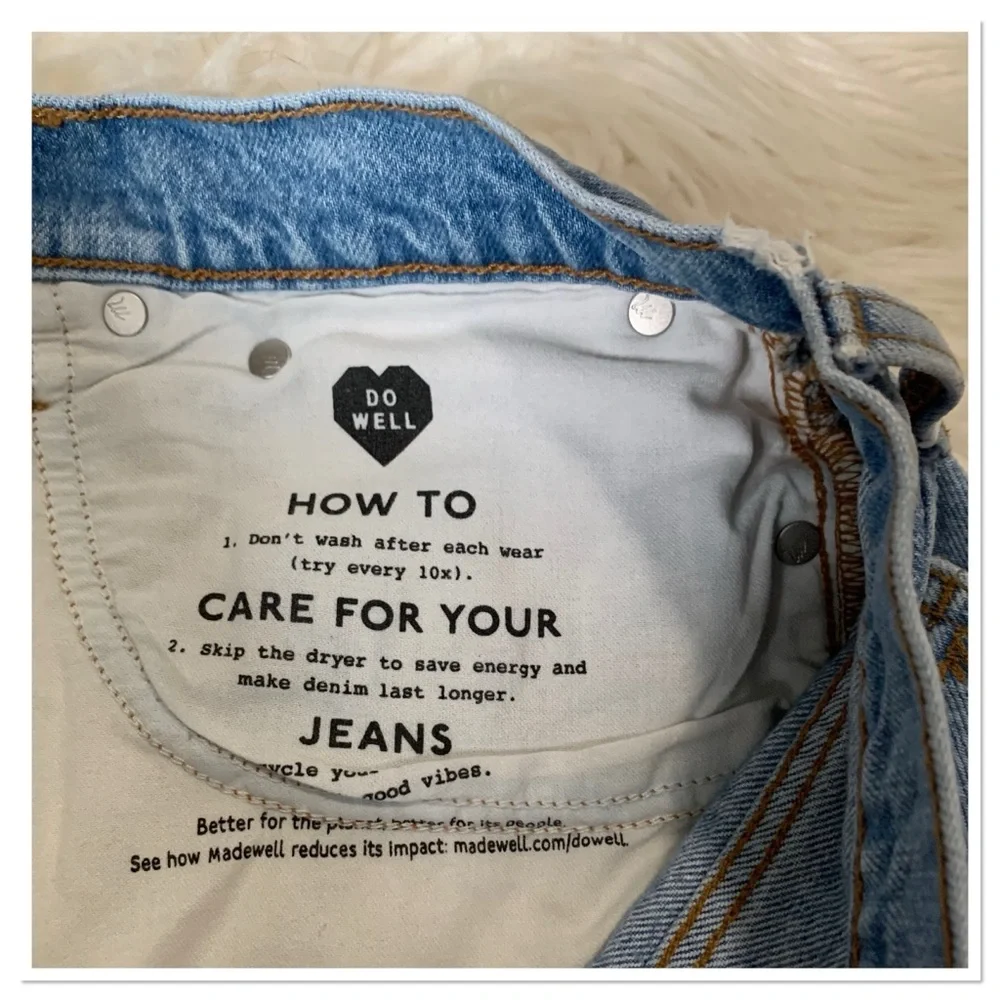 Madewell Relaxed Denim Jean Shorts Blue Size 31